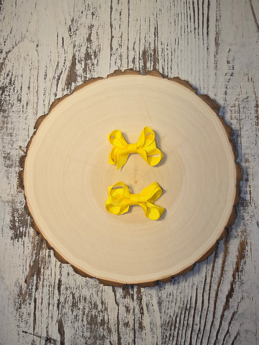Baby Bow - Bright Yellow