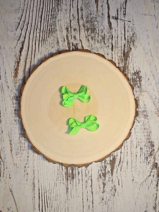 Baby Bow - Lime Green