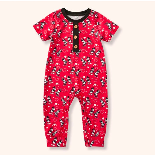 Steamboat Sweethearts- Boys Romper