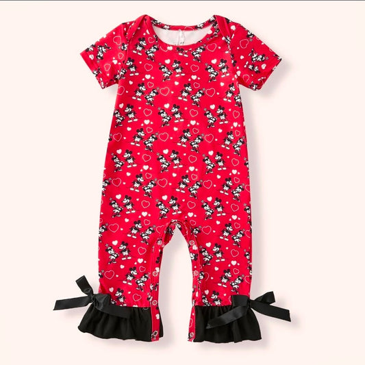 Steamboat Sweethearts- Girls Romper