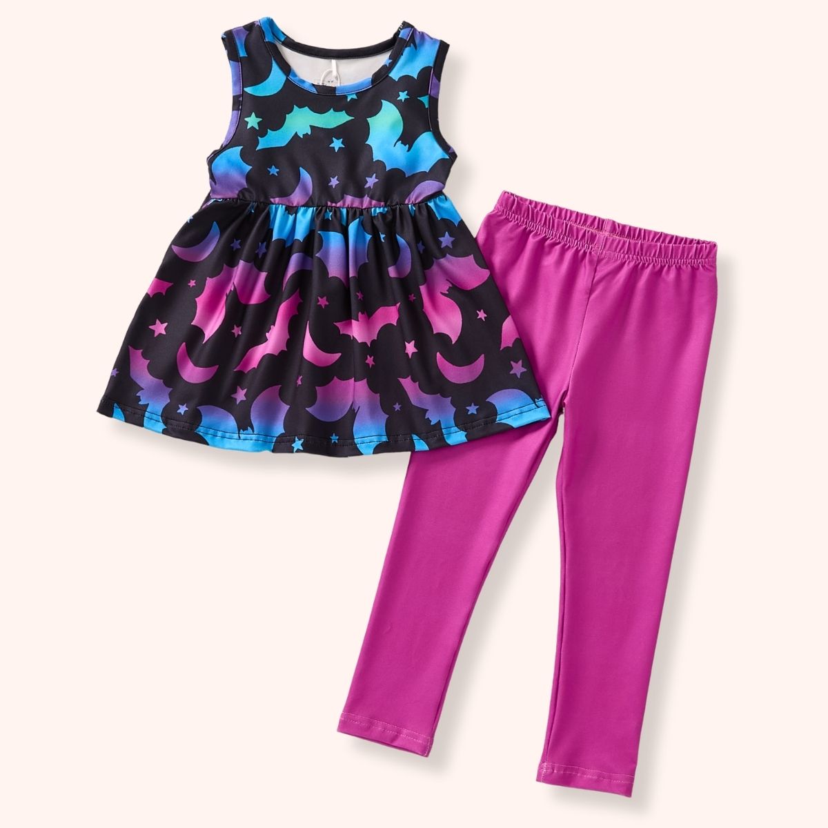 Boo-tiful Bats- Short Sleeve Set