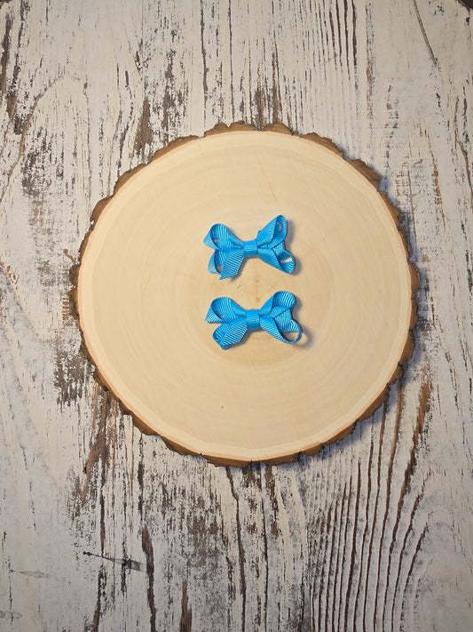 Baby Bow - Bright Blue
