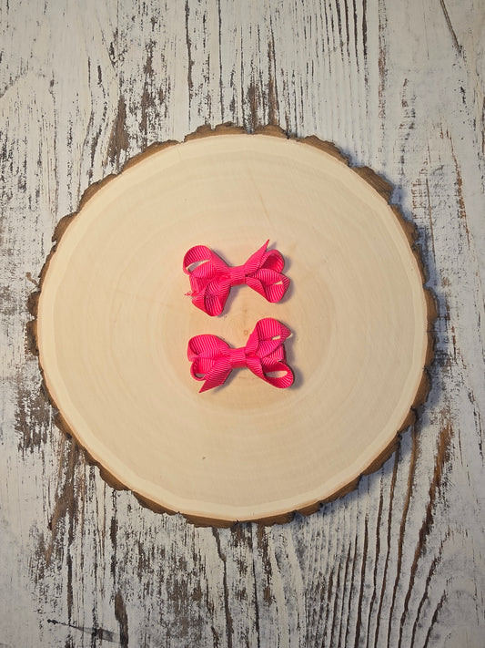 Baby Bow - Hot Pink