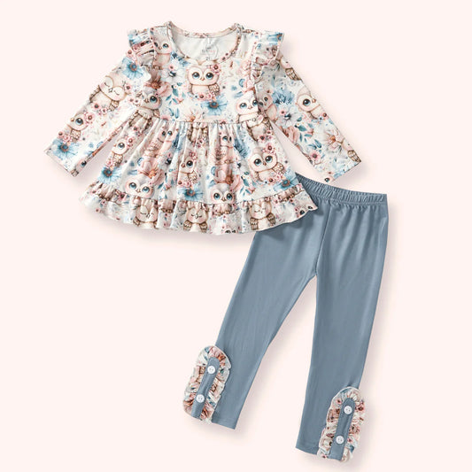Lovely Owlets - Pant Set
