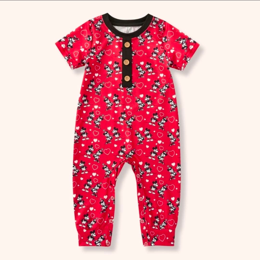 Steamboat Sweethearts- Boys Romper
