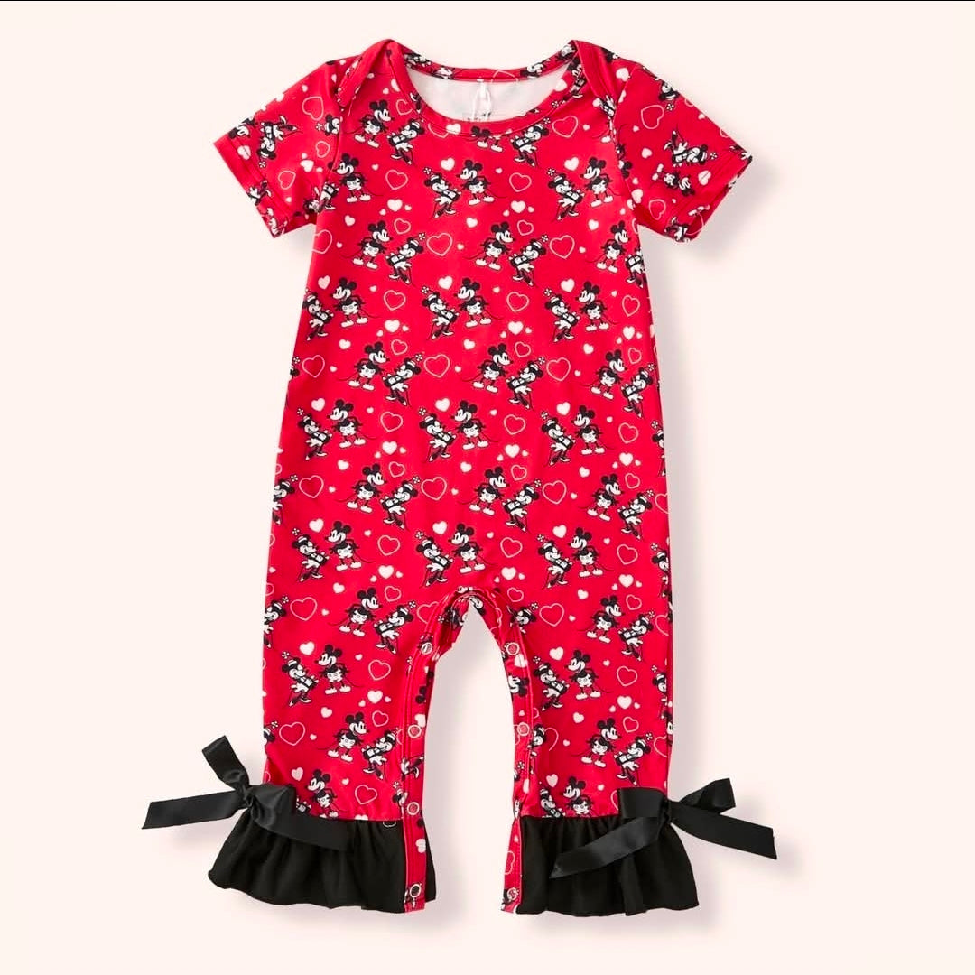 Steamboat Sweethearts- Girls Romper