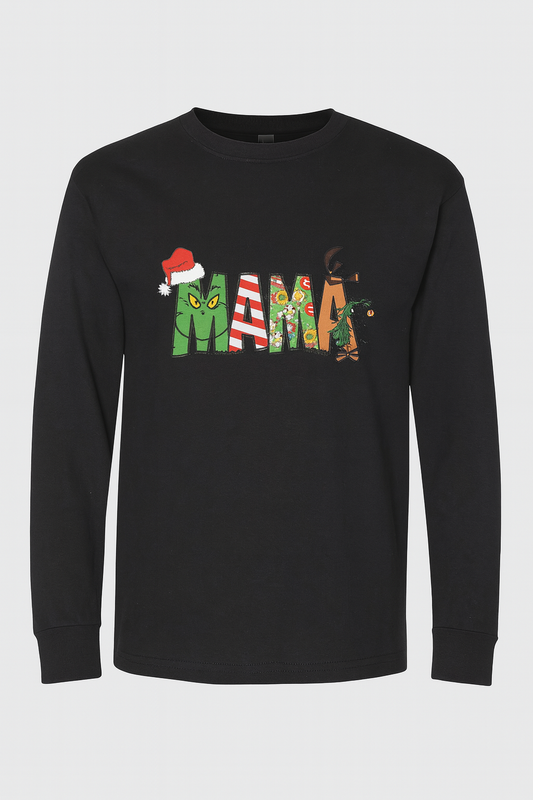 Grinch Mama Long Sleeve