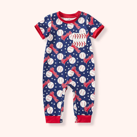 Play Ball! Boy Romper