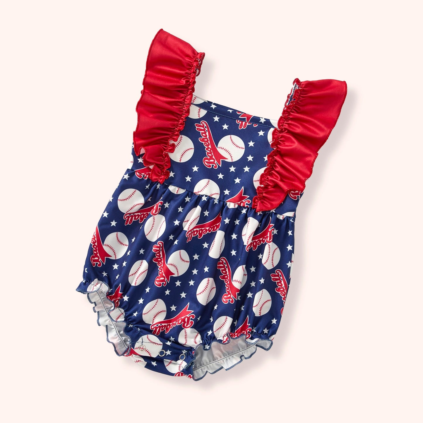 Play Ball! Girl Romper