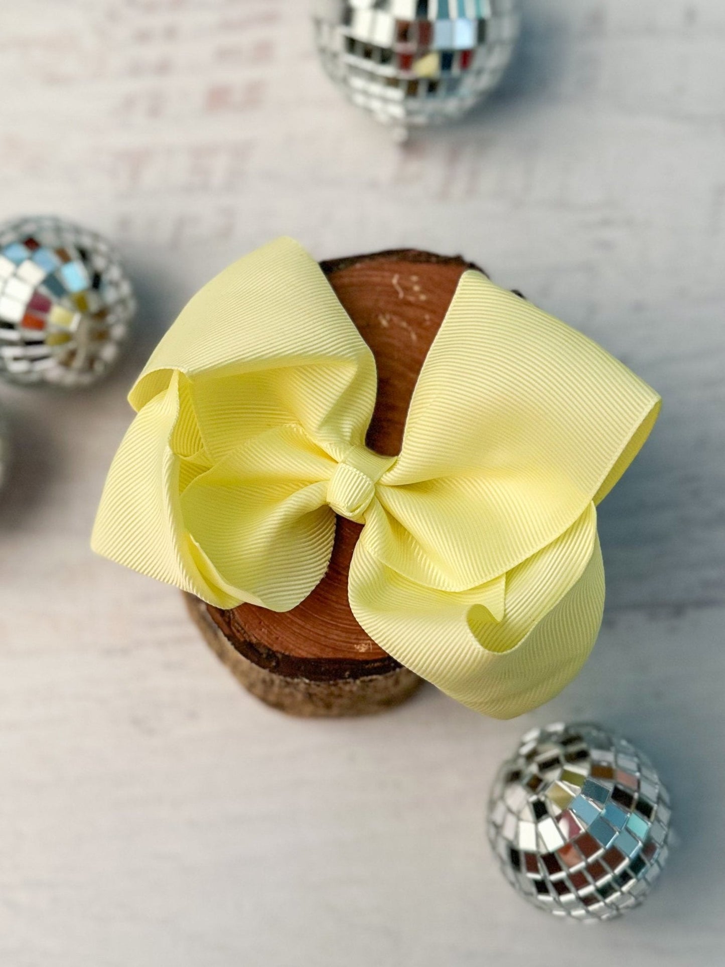 Classic Grosgrain Hair Bow - Alligator Clip - 4.5"