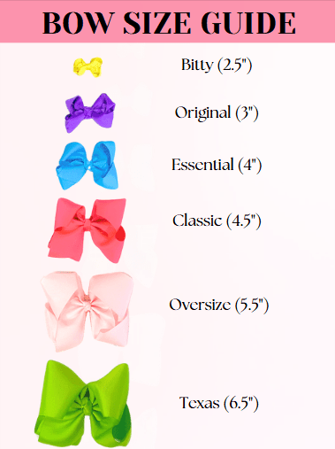 6.5" Sequin Texas Size Hair Bows | Alligator Clip