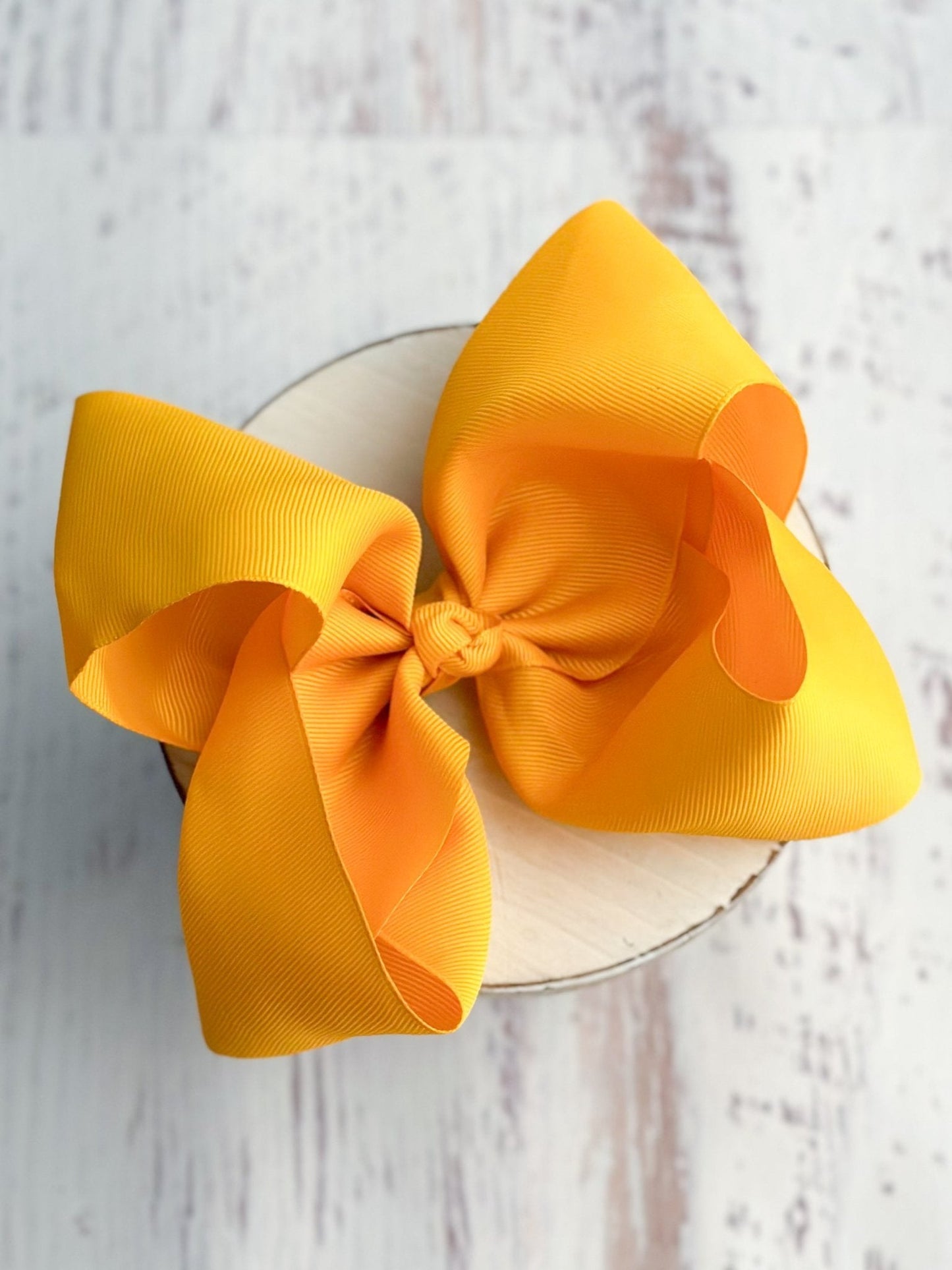 6.5" Texas Size Grosgrain Hair Bow | Alligator or French Clip